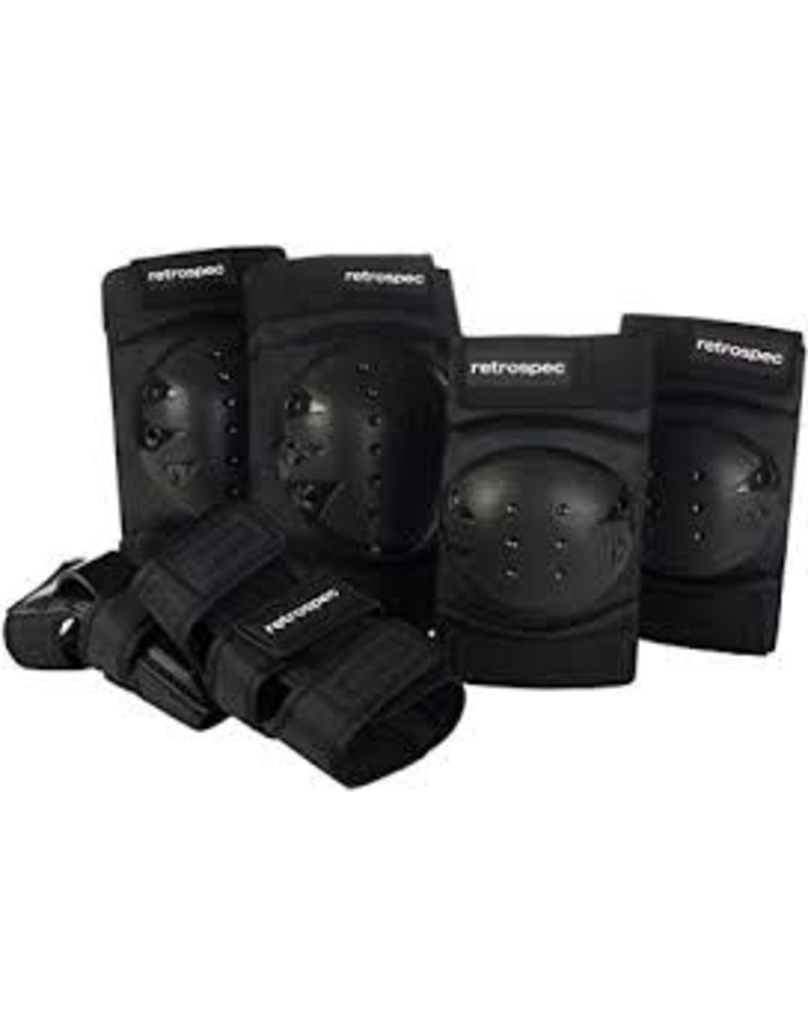 Retrospec Retrospec Pad Set- Youth 10-14, Black