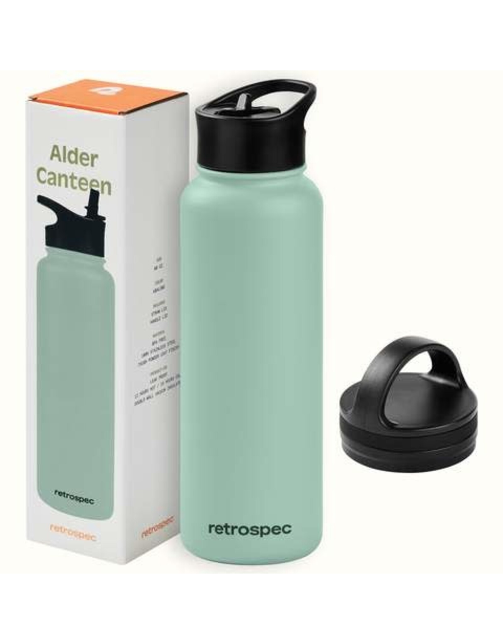 Retrospec Alder Canteen 40 oz- Pistachio