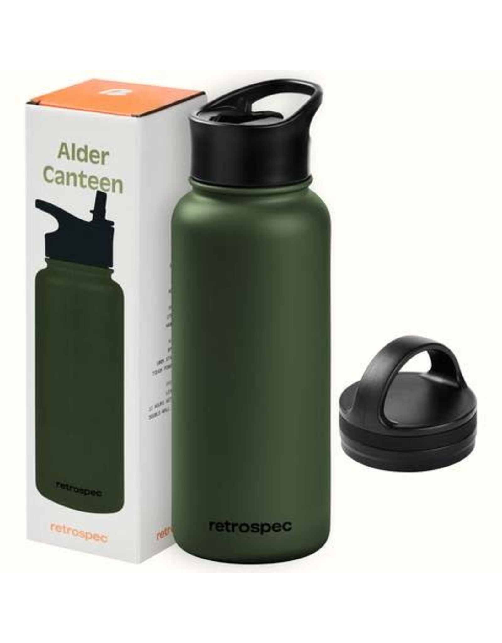 Retrospec Alder Canteen 32oz- Olive Drab