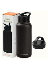 Retrospec Alder Canteen 32oz- Black