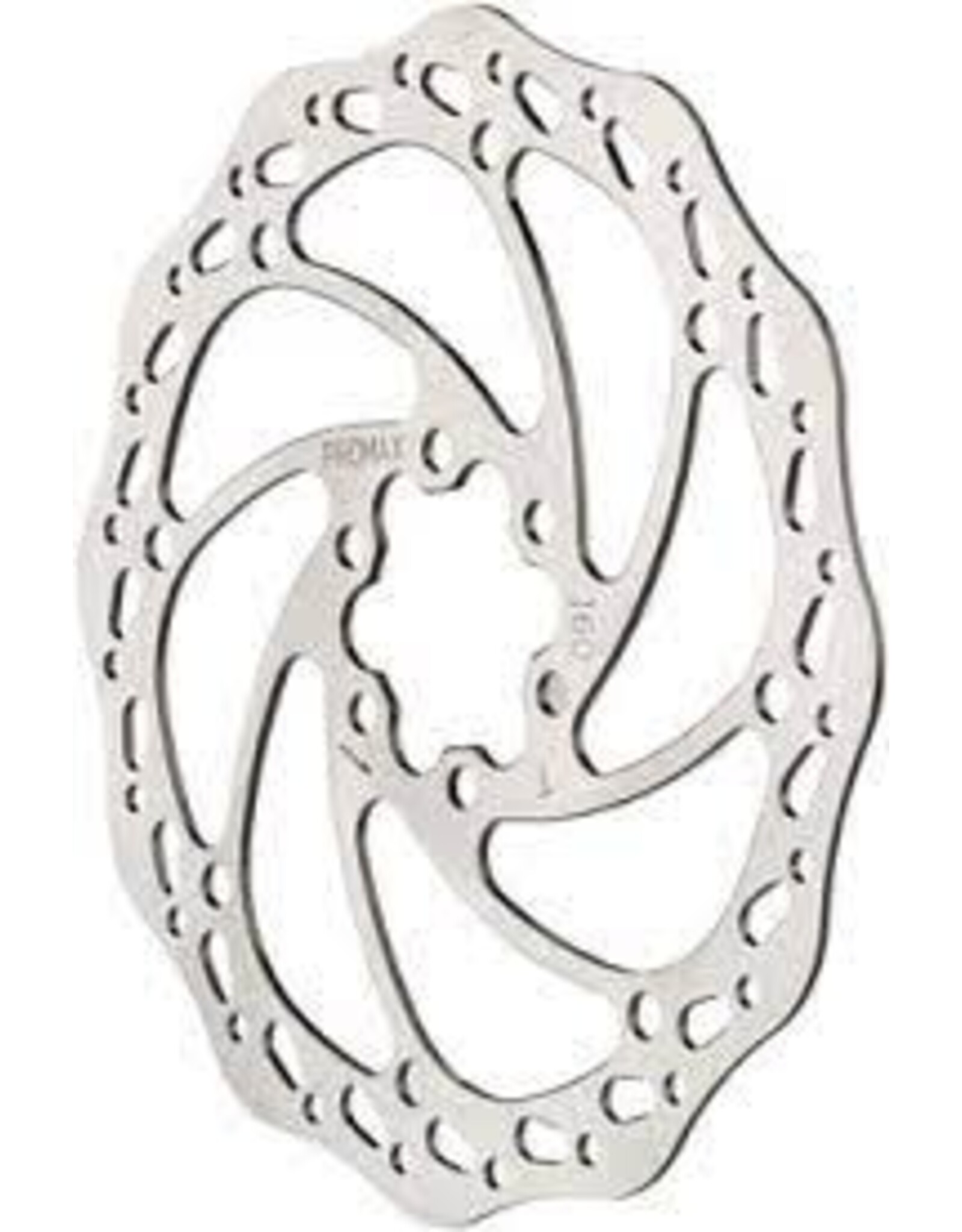 Promax Promax Sport S1 Disc Brake Rotor - 160mm, 6-Bolt, Silver