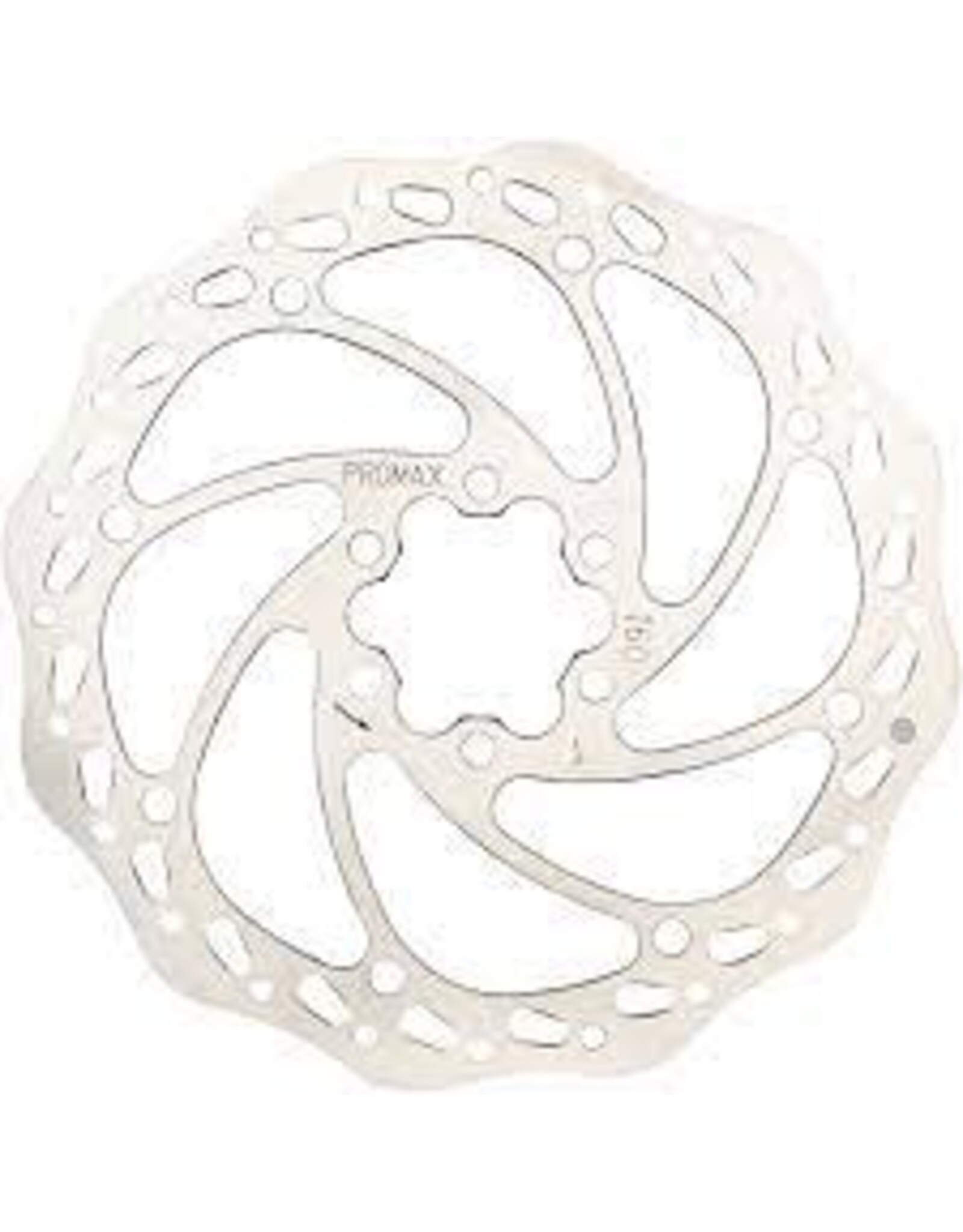 Promax Promax Sport S1 Disc Brake Rotor - 160mm, 6-Bolt, Silver