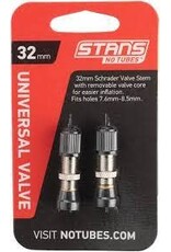 Stan's No Tubes Stan's NoTubes Brass Valve Stems - 32mm, Universal Schrader, Pair