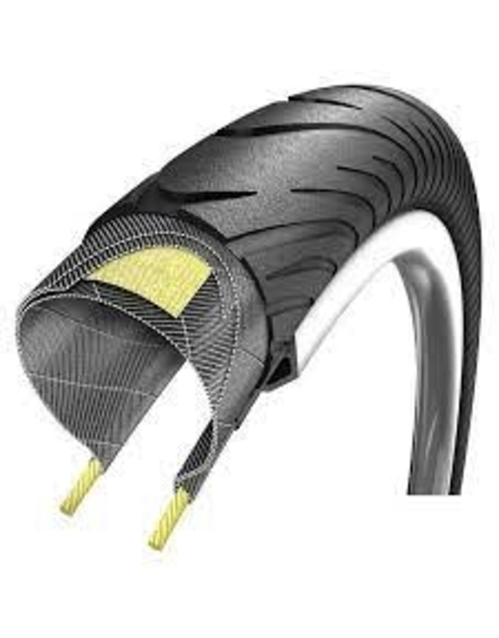 Schwalbe Schwalbe Marathon Supreme Tire - 26 x 2, Clincher, Wire, Black, V-Guard, Addix