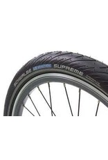 Schwalbe Schwalbe Marathon Supreme Tire - 26 x 2, Clincher, Wire, Black, V-Guard, Addix