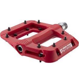 RaceFace RaceFace Chester Pedals - Platform, Composite, 9/16", Red