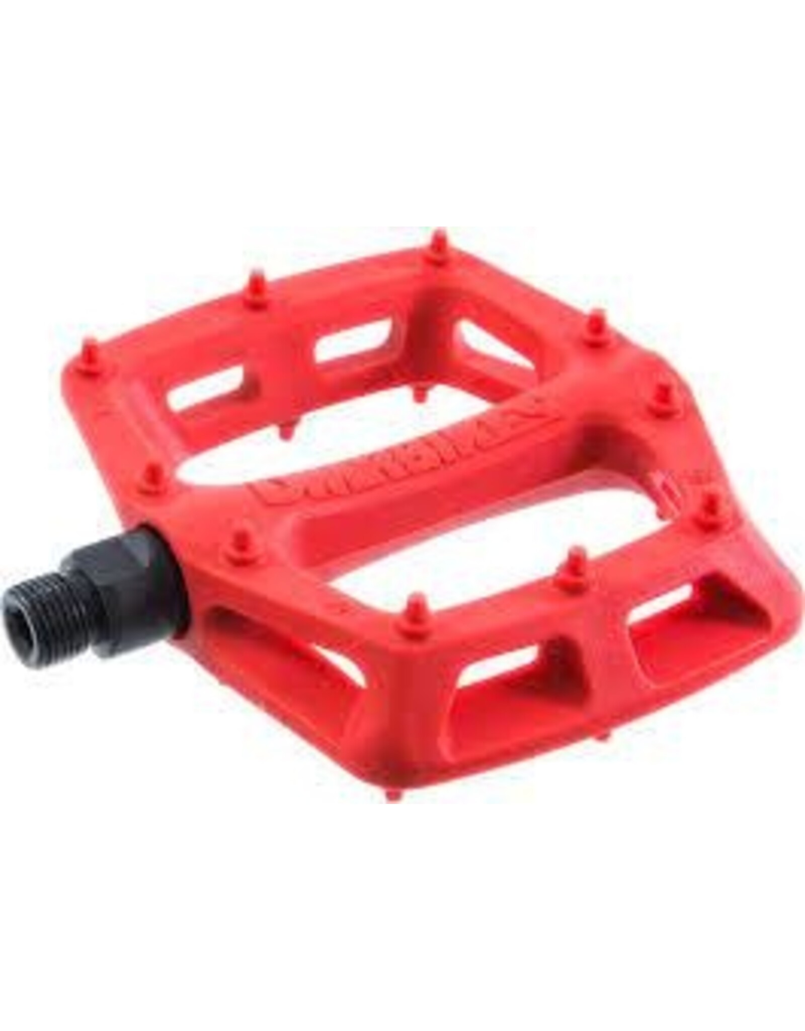 DMR DMR V6 Pedals - Platform, Plastic, 9/16", Red