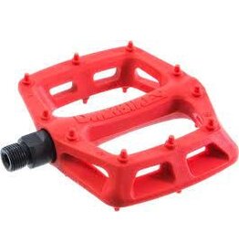 DMR DMR V6 Pedals - Platform, Plastic, 9/16", Red