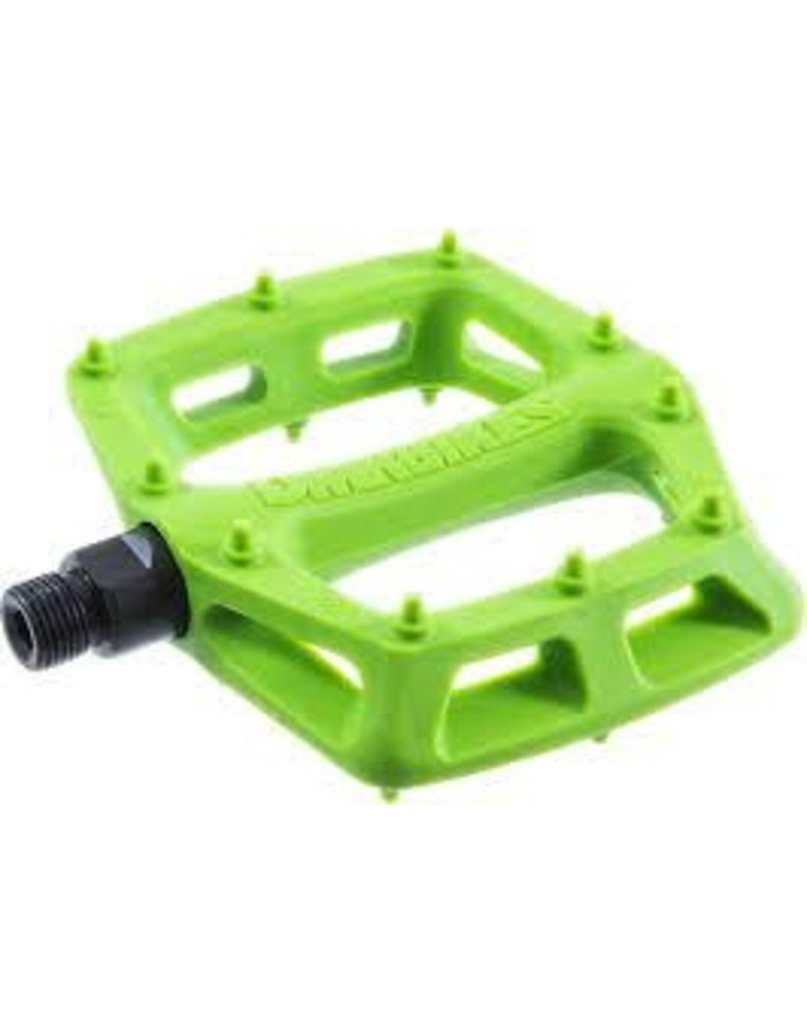 DMR DMR V6 Pedals - Platform, Plastic, 9/16", Green