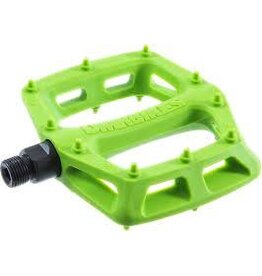 DMR DMR V6 Pedals - Platform, Plastic, 9/16", Green