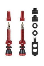 SERFAS Serfas Tubeless Presta Valves- pair 44MM Red