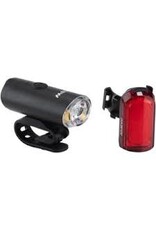 MSW MSW Tigermoth 500 USB Lightset, 500 Lumen Headlight and 20 Lumen Taillight, Black