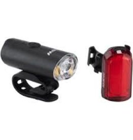 MSW MSW Tigermoth 500 USB Lightset, 500 Lumen Headlight and 20 Lumen Taillight, Black