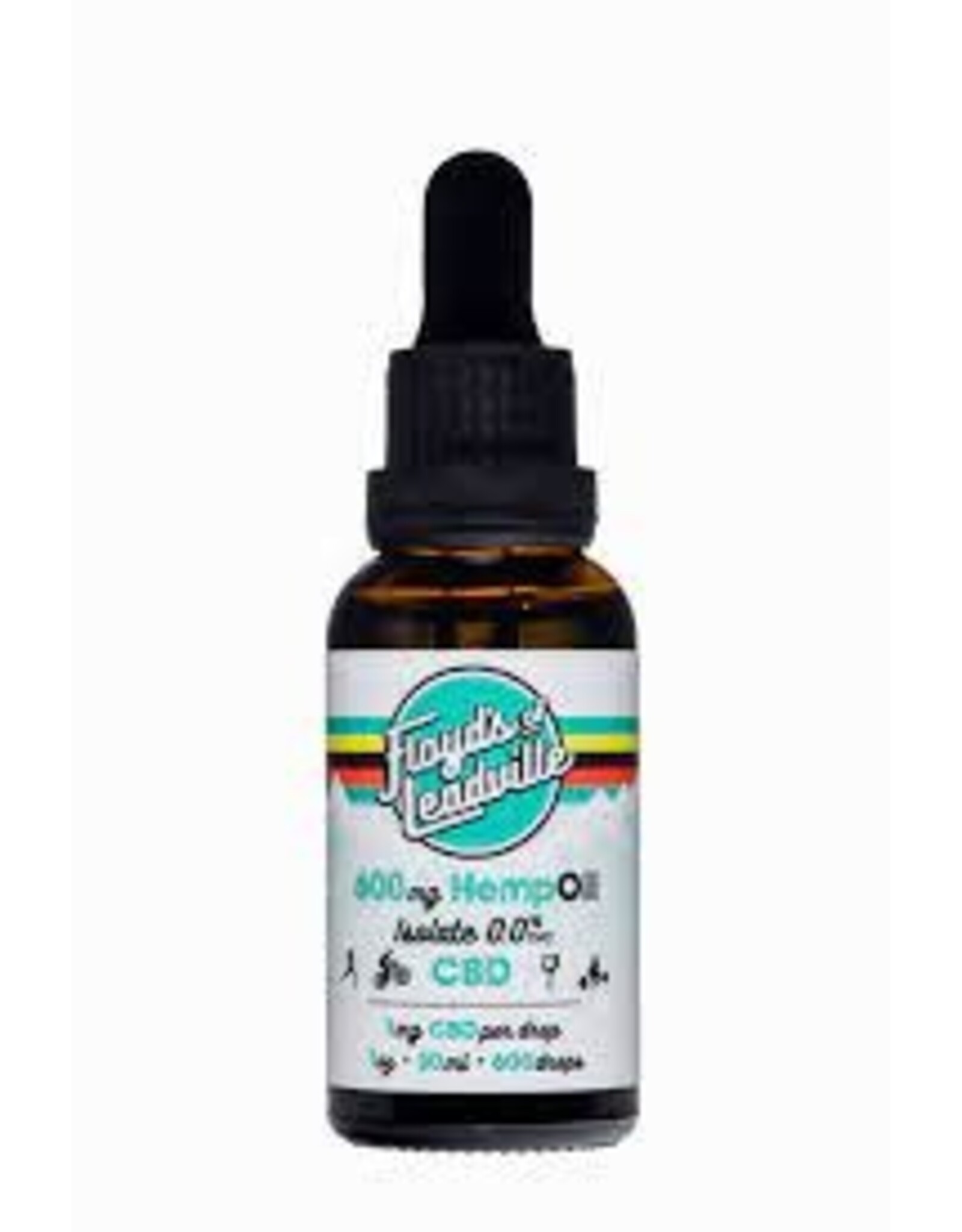Floyd's of Leadville Isolate CBD Tincture, 600mg