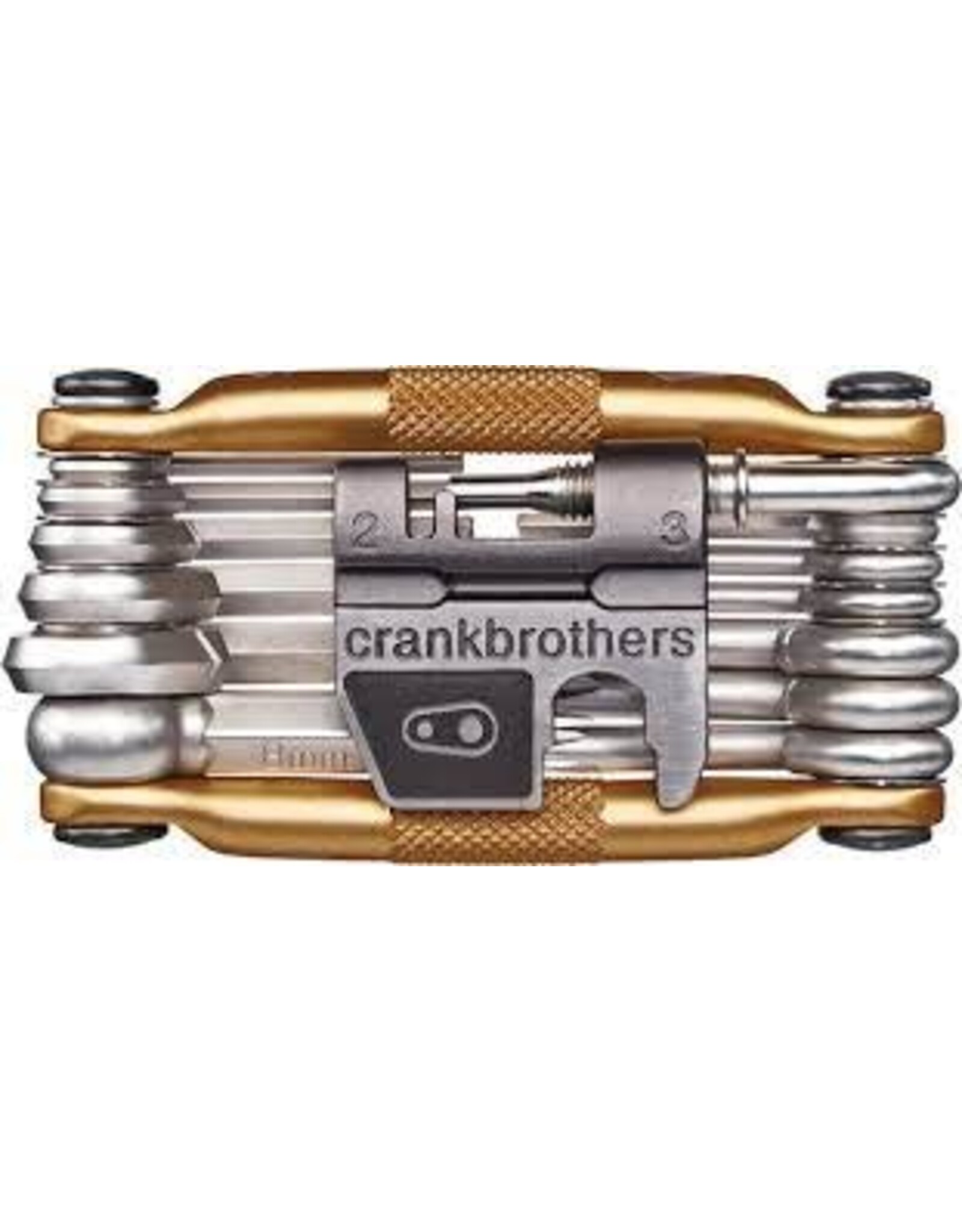 Crank Brothers Multi-19 Mini Tool with Flask, Gold