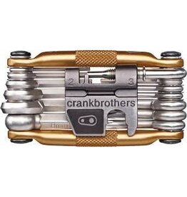 Crank Brothers Multi-19 Mini Tool with Flask, Gold