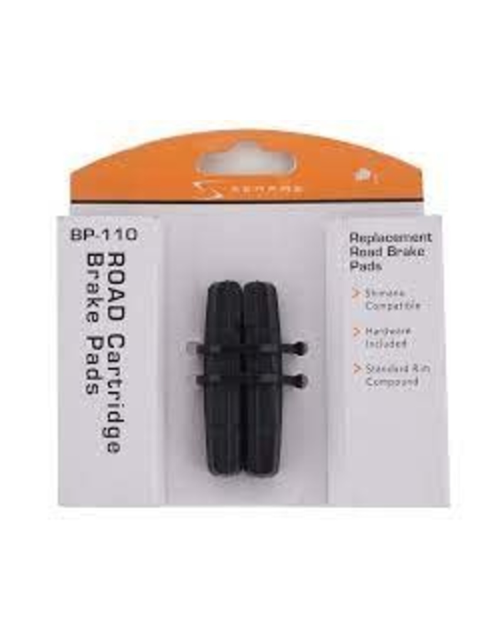 SERFAS Serfas Brake Pad Rim 1 Pair 1.55 Mm Shimano Standard Compound Cartridge Style Brake Pads