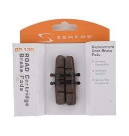 SERFAS Serfas Brake Pad Rim 1 Pair 1.55 Shimano Carbon Cartridge Style Brake Pads