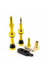 SERFAS Serfas Tubeless Valves- pair  44 mm Yellow