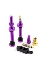 SERFAS Serfas Tubeless Presta Valves- pair 44mm PURPLE