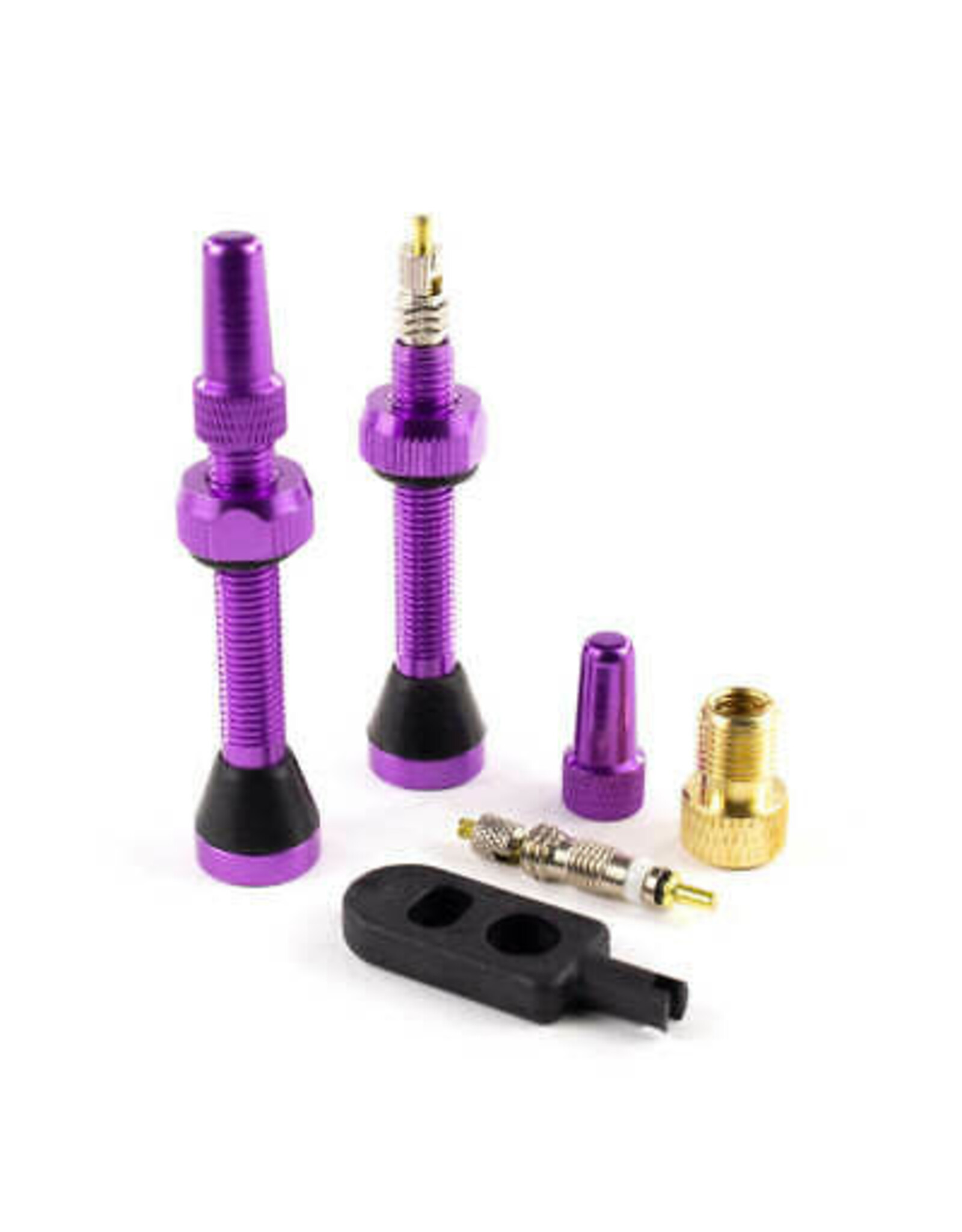 SERFAS Serfas Tubeless Presta Valves- pair 44mm PURPLE