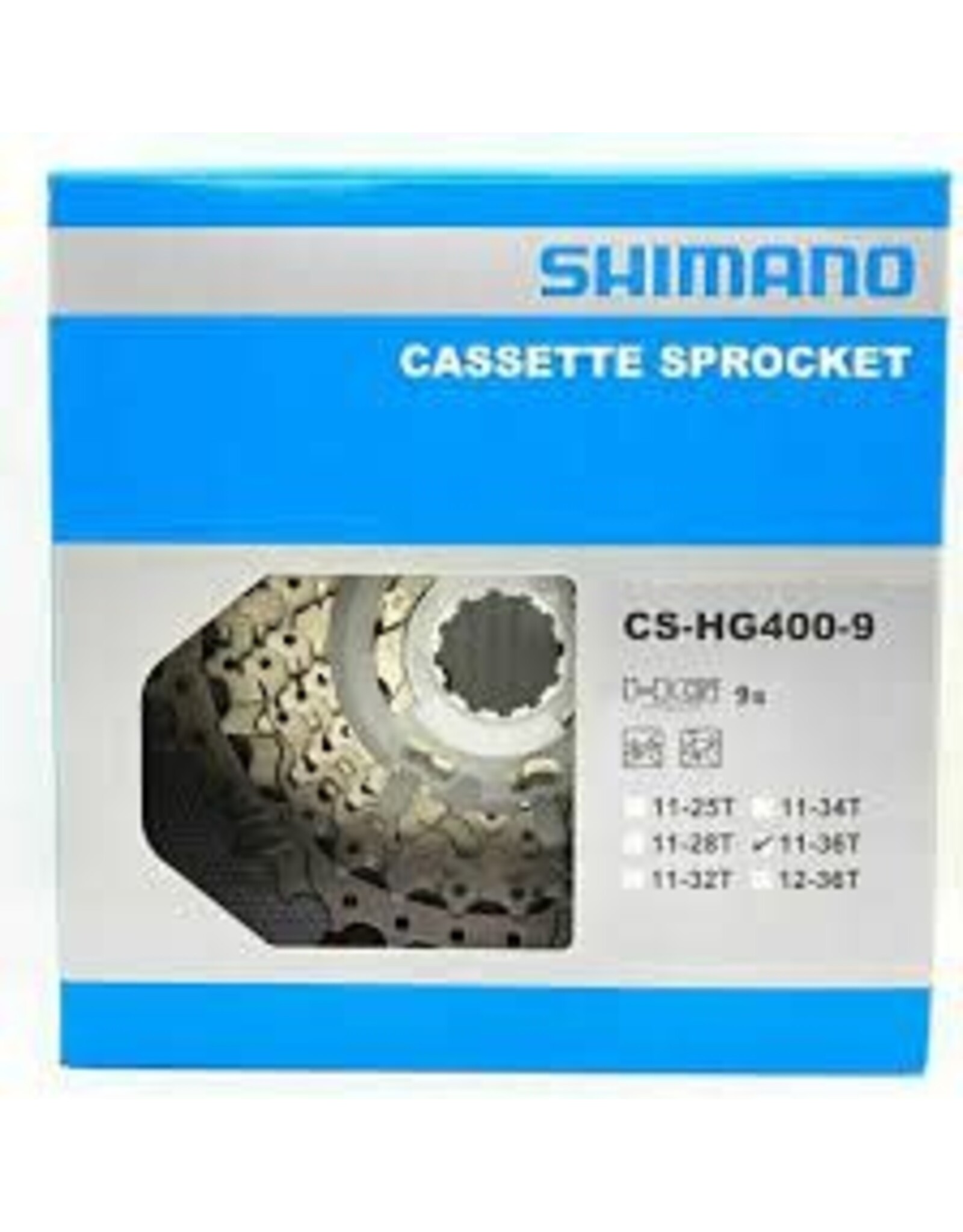 Shimano Shimano Alivio CS-HG400 Cassette - 9 Speed 11-36t Silver Nickel Plated