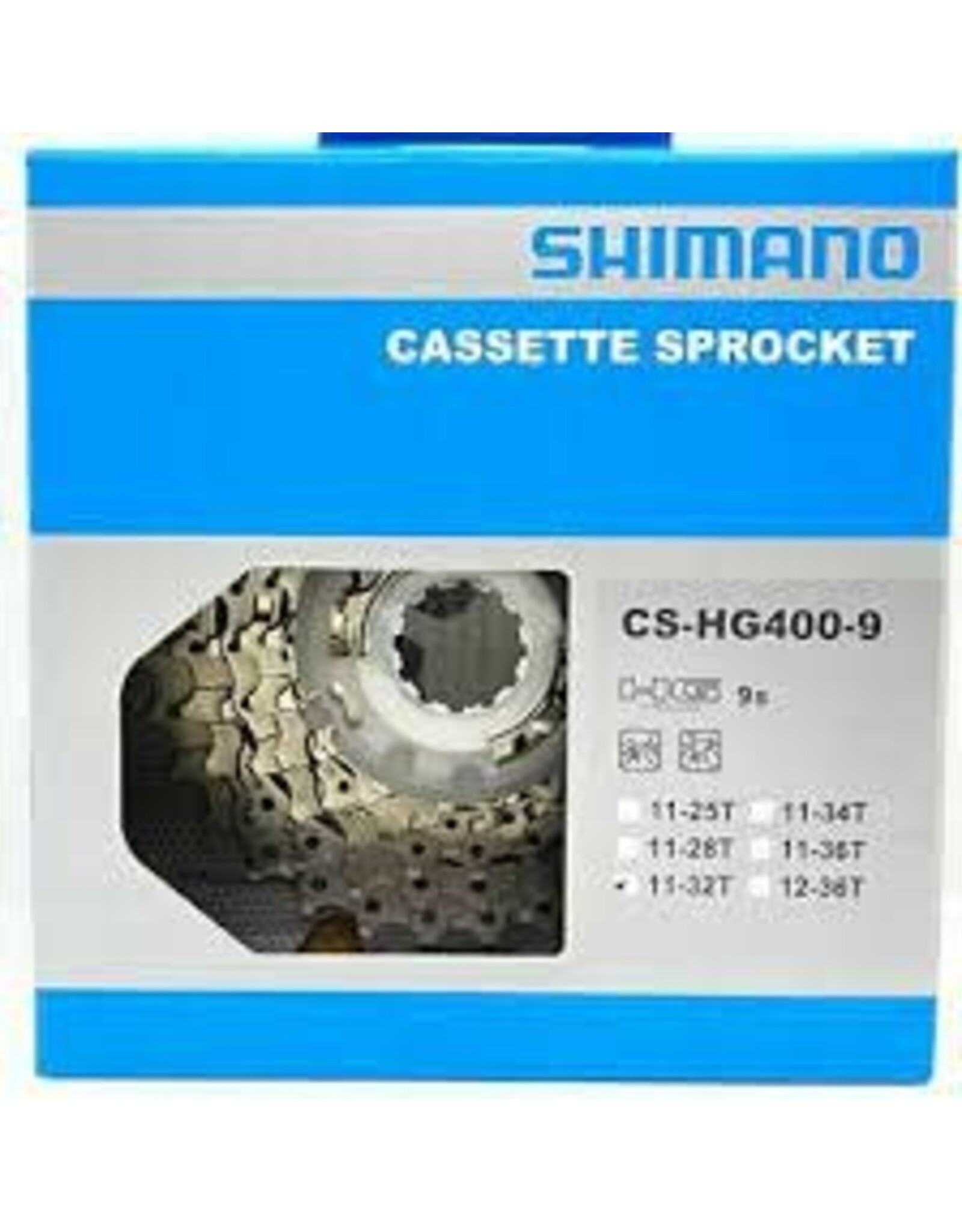 Shimano Shimano Alivio CS-HG400 Cassette - 9 Speed 11-32t Silver Nickel Plated