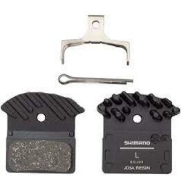 Shimano Shimano J03A Resin Disc Brake Pad - Resin Finned Fits XTR BR-M9000 XT BR-M8100/BR-M8000 SLX BR-M7100 Deore BR-M6000 and BR-RS785