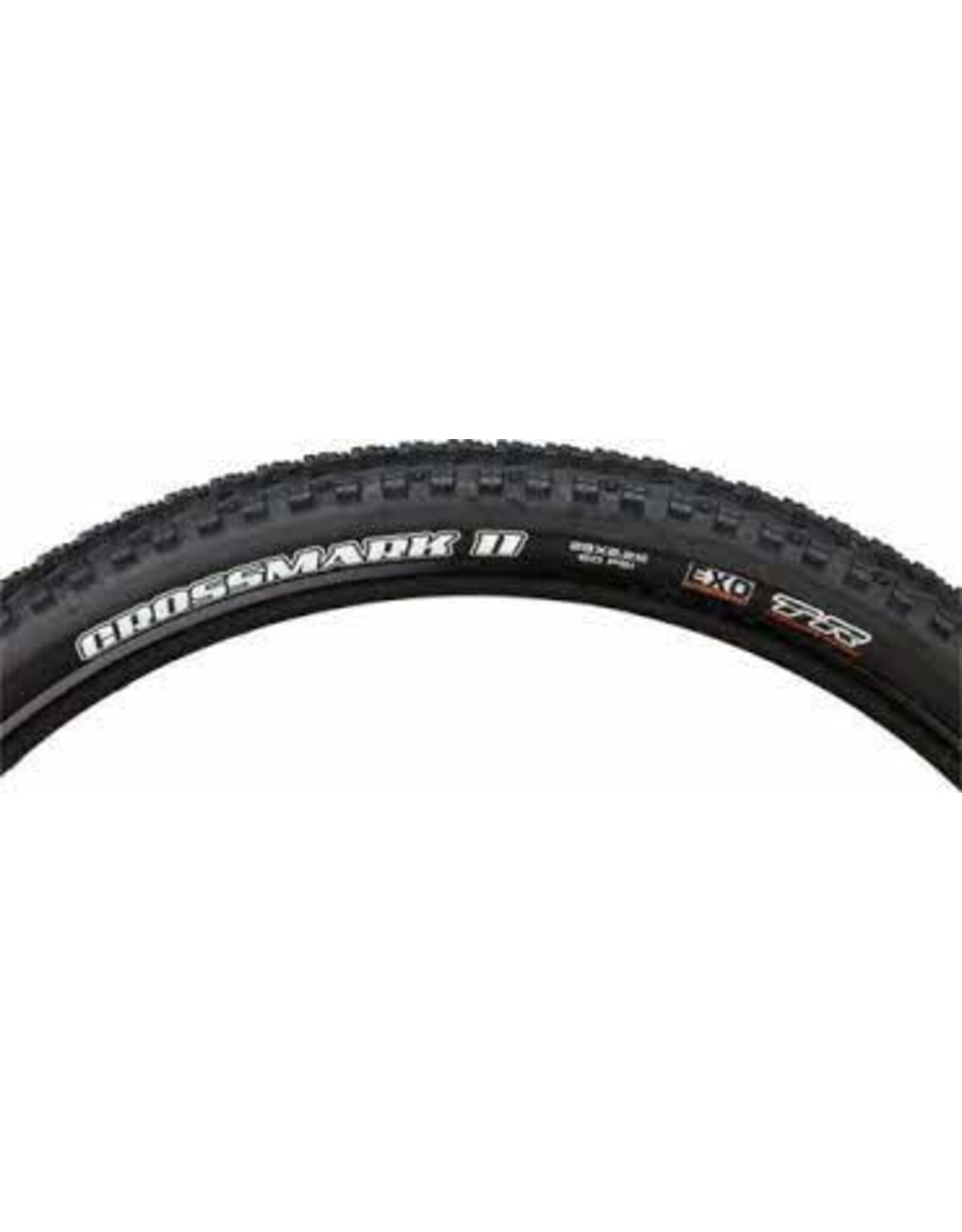 Maxxis Maxxis Crossmark II Tire - 29 x 2.25 Folding Tubeless Black Dual EXO