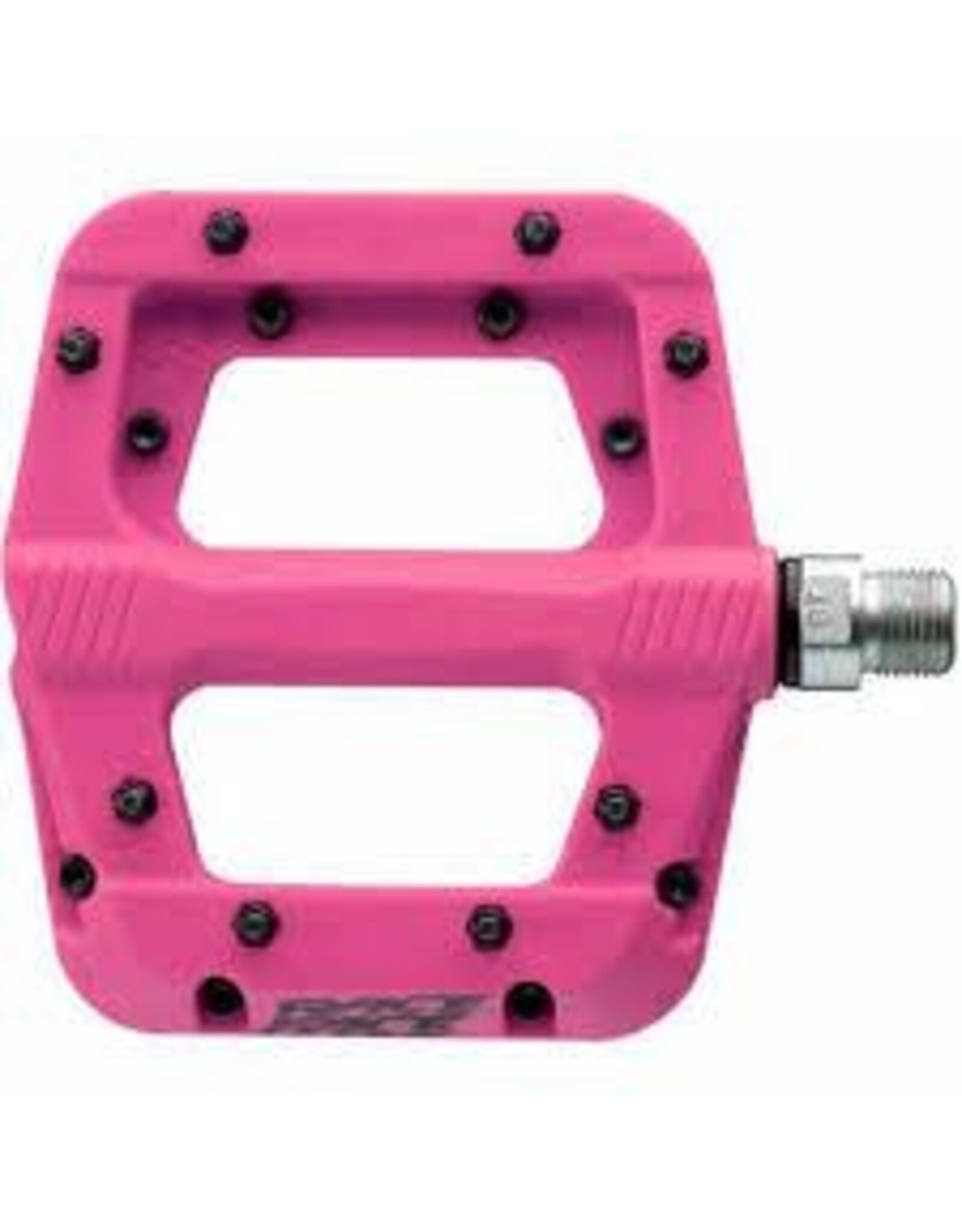 RaceFace RaceFace Chester Pedals - Platform, Composite, 9/16",Magenta, Replaceable Pins