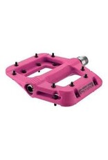 RaceFace RaceFace Chester Pedals - Platform, Composite, 9/16",Magenta, Replaceable Pins