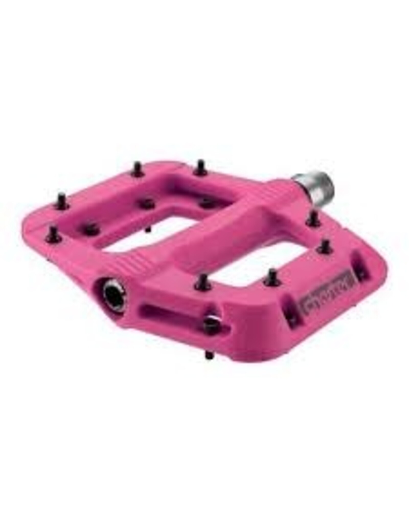 RaceFace RaceFace Chester Pedals - Platform, Composite, 9/16",Magenta, Replaceable Pins