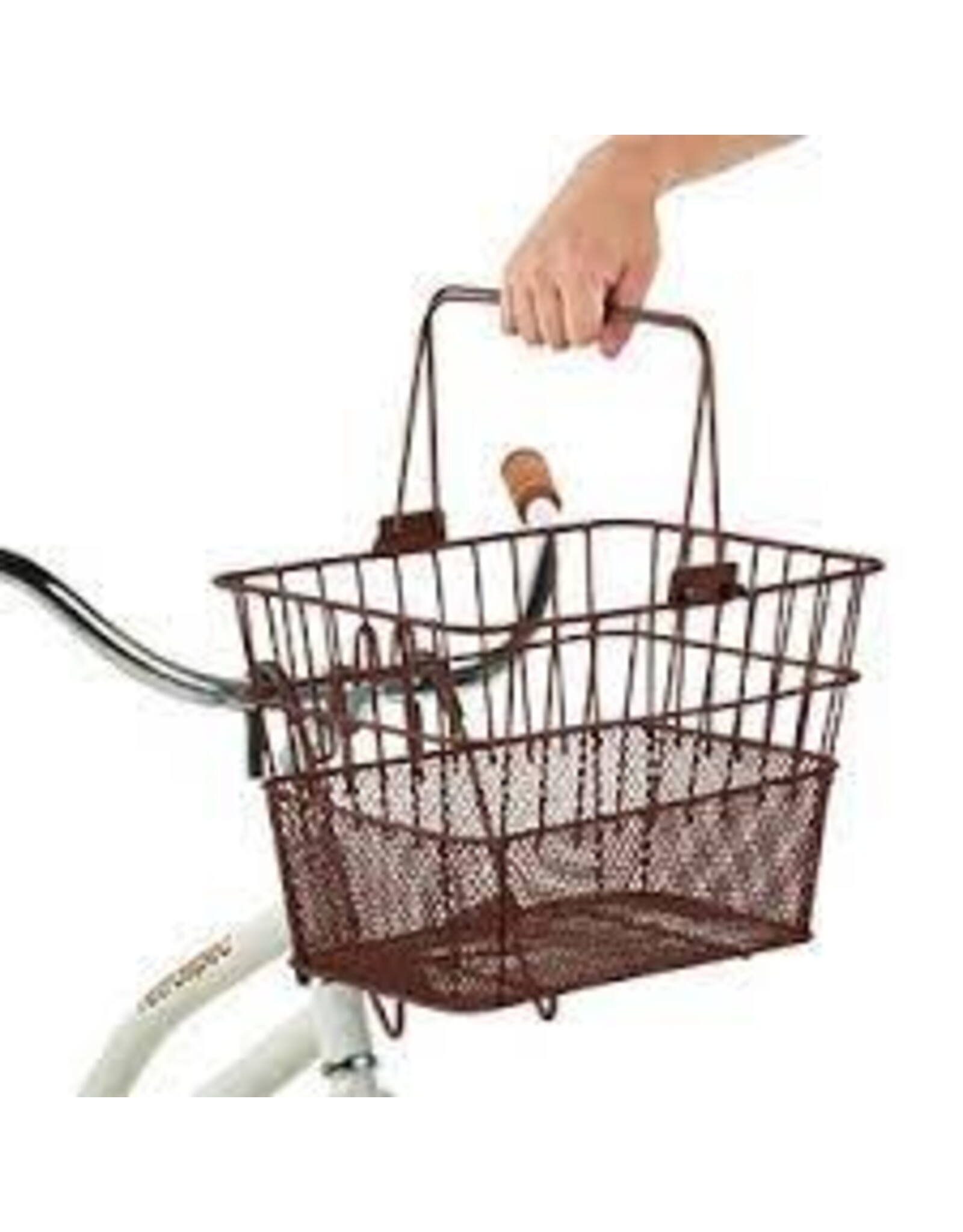 Retrospec Retrospec Apollo Bike Basket, steel- Brown