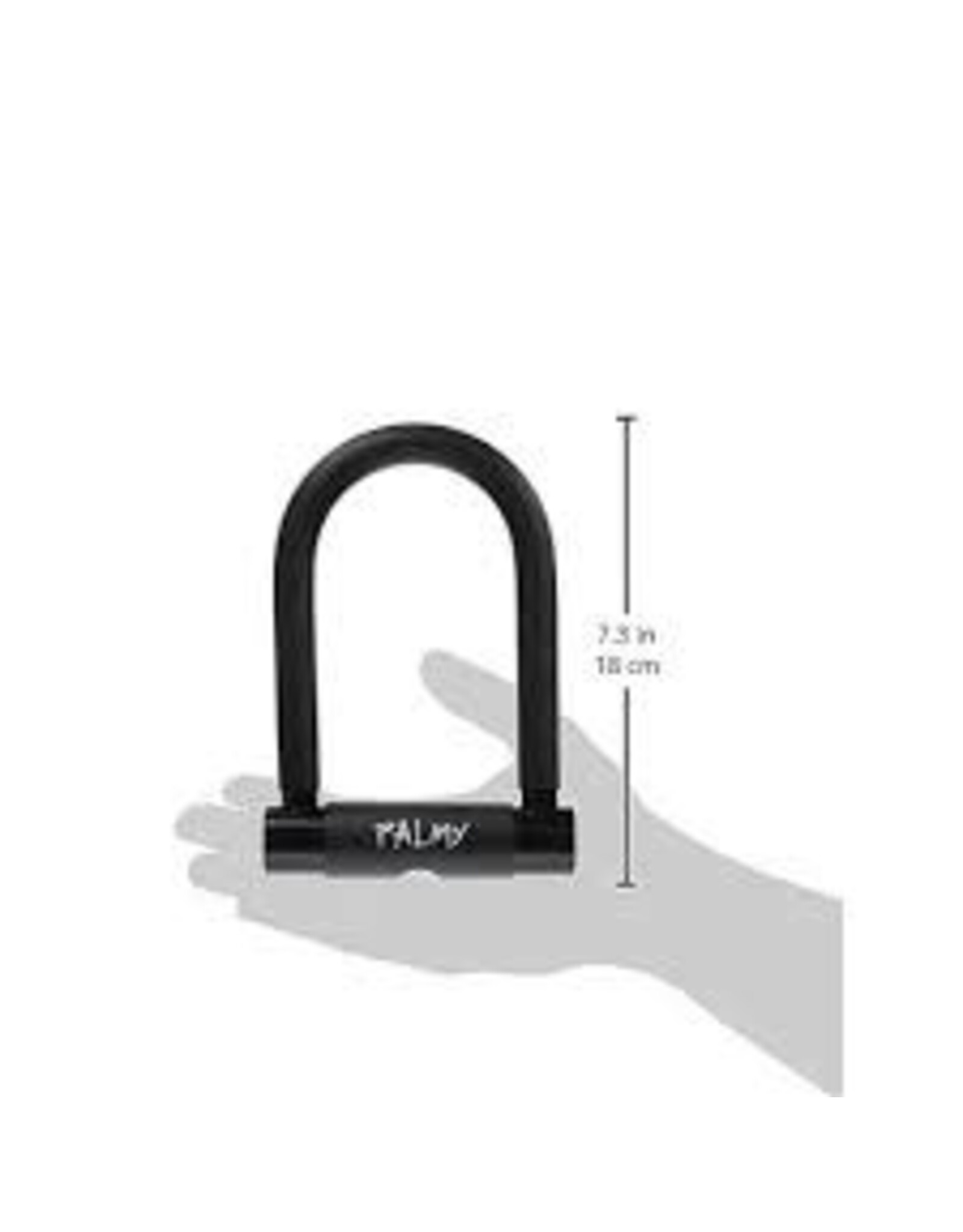 Palmy Palmy Alloy Mini U-Lock, 3" x 5" - Black