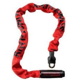 Kryptonite Krypto Keeper 785 Integrated Chain Lock: 2.8' (85cm) Red