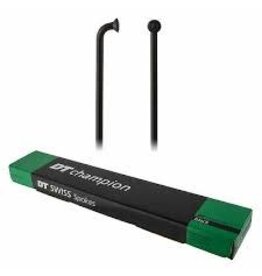 DT SWISS DT Swiss Champion Spoke: 2.0mm 274mm J-bend Black Each