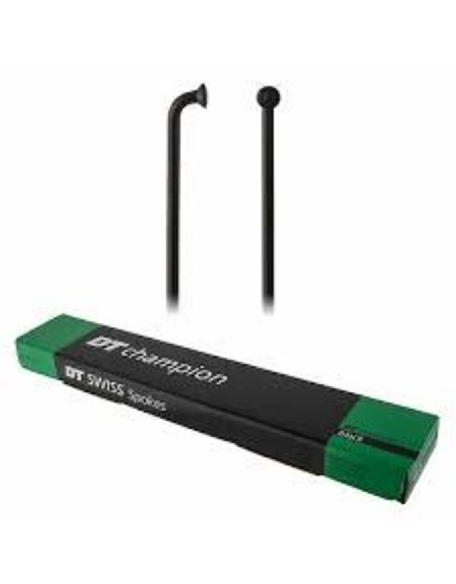 DT SWISS DT Swiss Champion Spoke: 2.0mm 264mm J-bend Black Each
