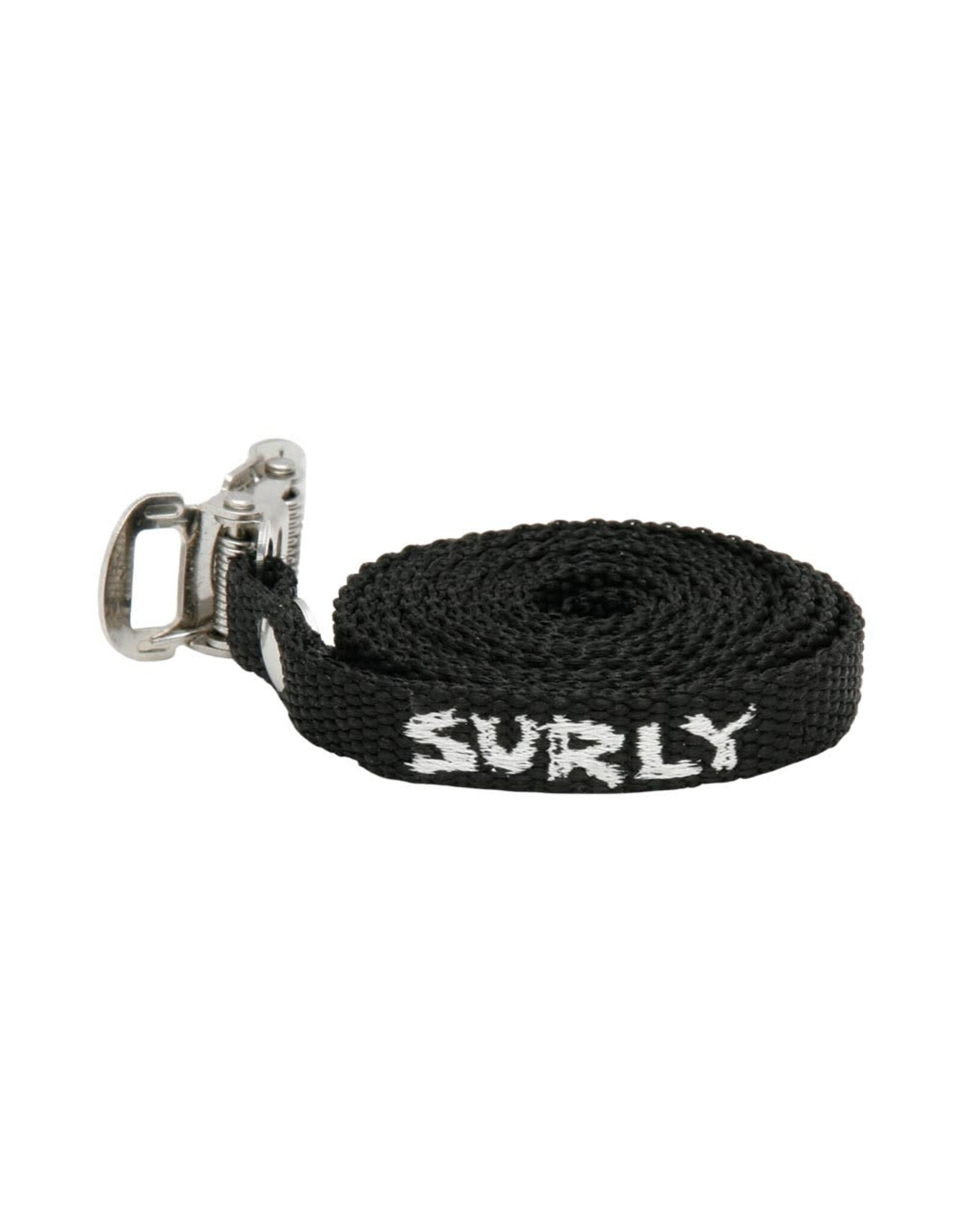 Surly Surly Junk Strap 120cm Rack Strap: Black with Stainless Buckle~ 6-Pack