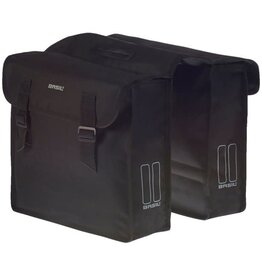Basil Basil Mara Double Pannier Bag - 26L Black
