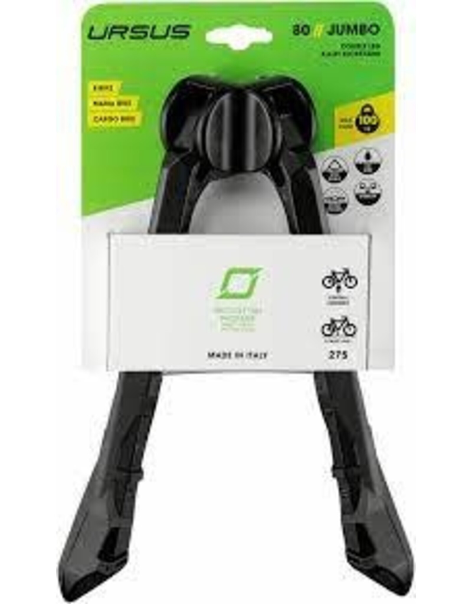 URSUS Ursus Jumbo Kickstand - Dual Leg 275mm Black
