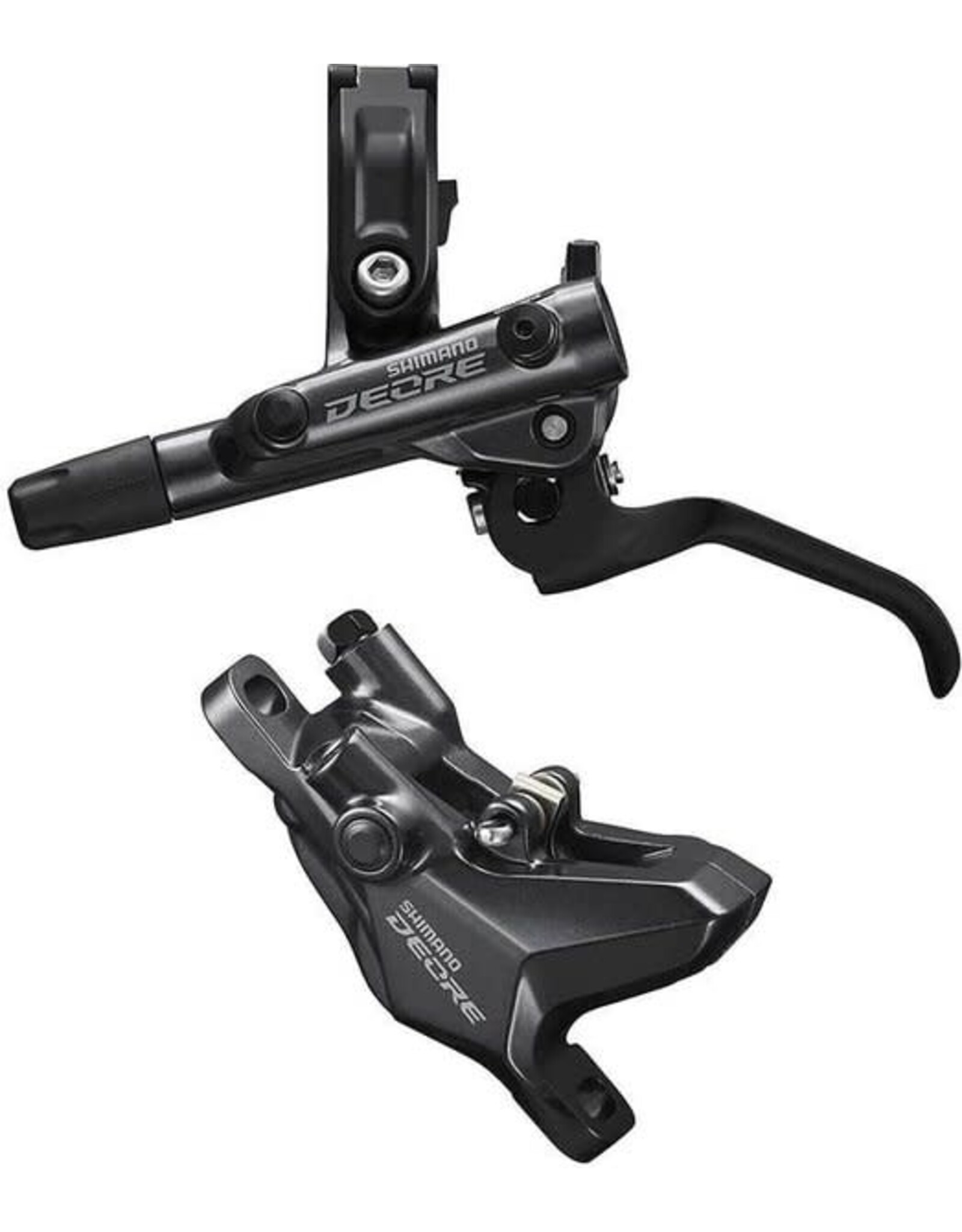 Shimano Shimano Deore BL-M6100/BR-M6100 Disc Brake and Lever - Front Hydraulic Resin Pads Gray