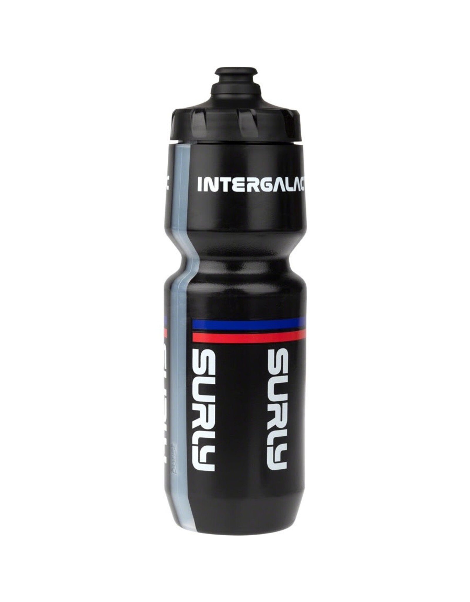 Surly Surly Intergalactic Purist Non-Insulated Water Bottle - Black/Red/Blue 26 oz