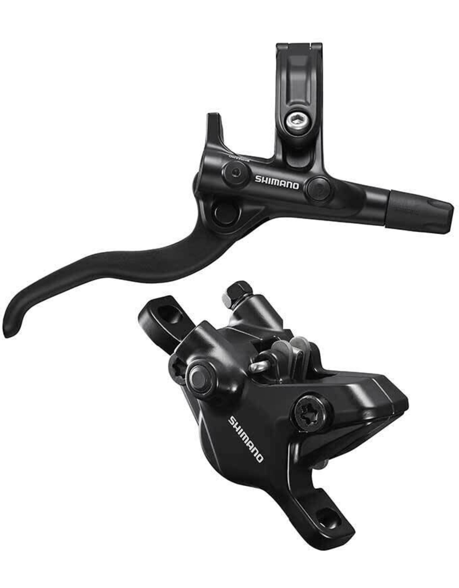 Shimano Shimano Deore BL-M4100/BR-MT410 Disc Brake and Lever - Rear, Hydraulic, Resin Pads, Gray