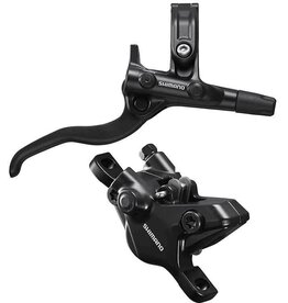 Shimano Shimano Deore BL-M4100/BR-MT410 Disc Brake and Lever - Rear, Hydraulic, Resin Pads, Gray