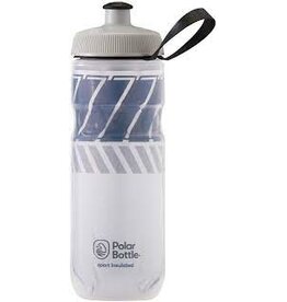 POLAR BOTT White/Navy Polar Bottles Sport Insulated Tempo Water Bottle - 20oz White/Navy