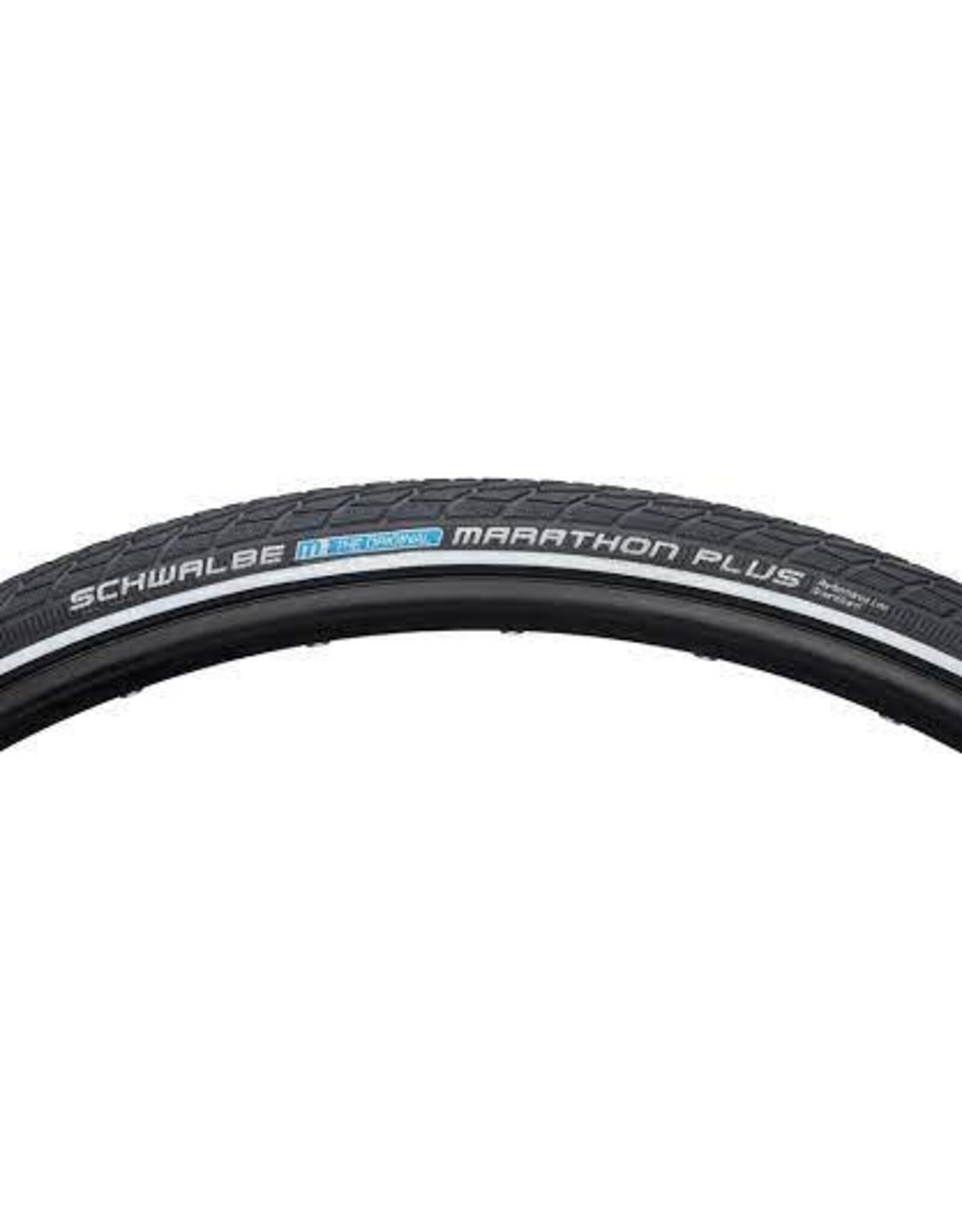 Schwalbe Schwalbe Marathon Plus Tire - 700 x 45, Clincher, Wire, Black/Reflective, Performance, Endurance, SmartGuard, E-50