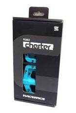 RaceFace RaceFace Chester Pedals - Platform, Composite, 9/16",Turquoise, Replaceable Pins