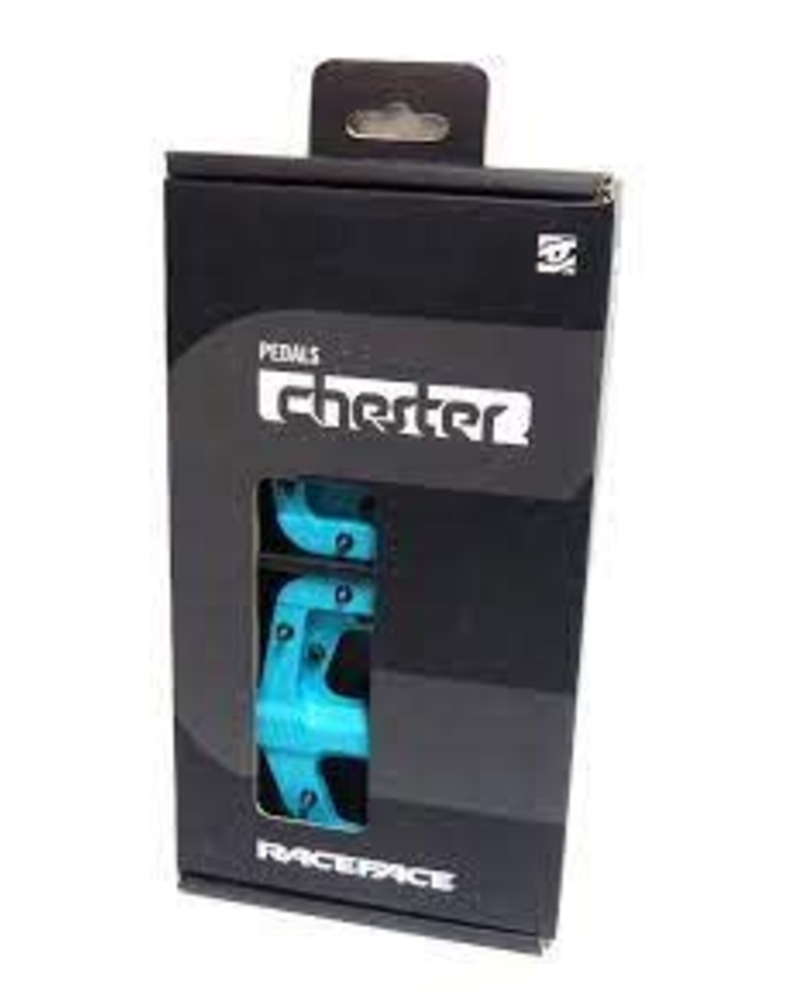 RaceFace RaceFace Chester Pedals - Platform, Composite, 9/16",Turquoise, Replaceable Pins