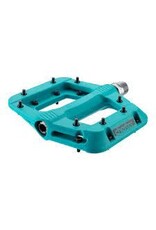 RaceFace RaceFace Chester Pedals - Platform, Composite, 9/16",Turquoise, Replaceable Pins