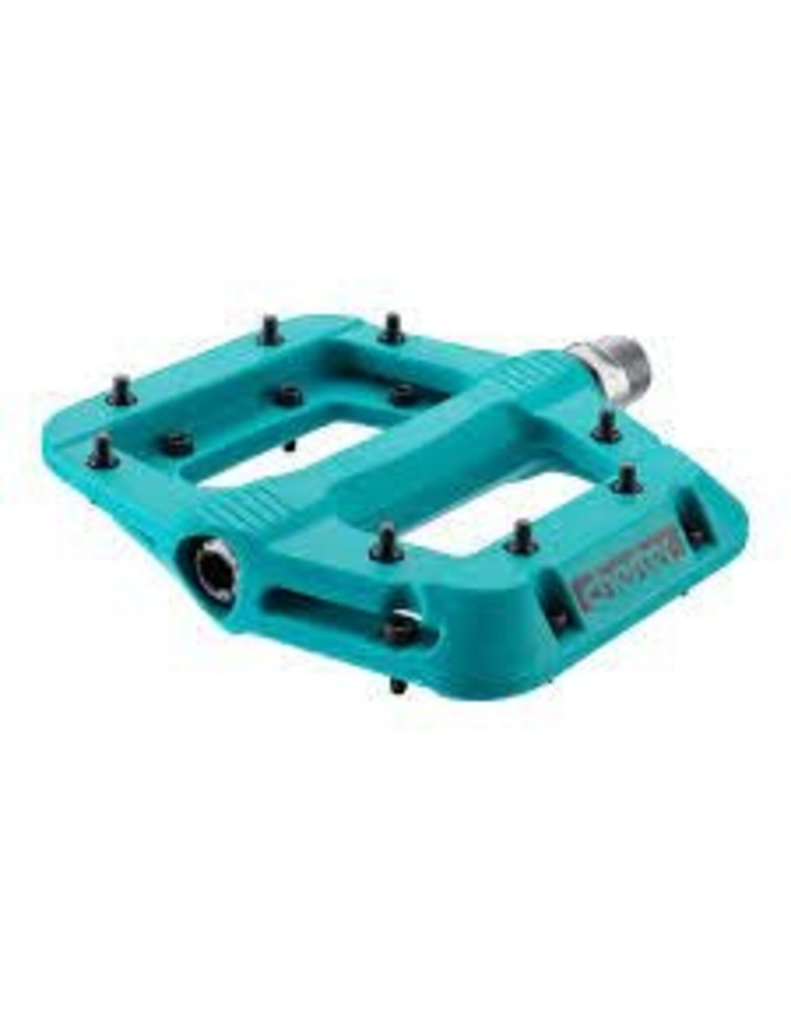 RaceFace RaceFace Chester Pedals - Platform, Composite, 9/16",Turquoise, Replaceable Pins